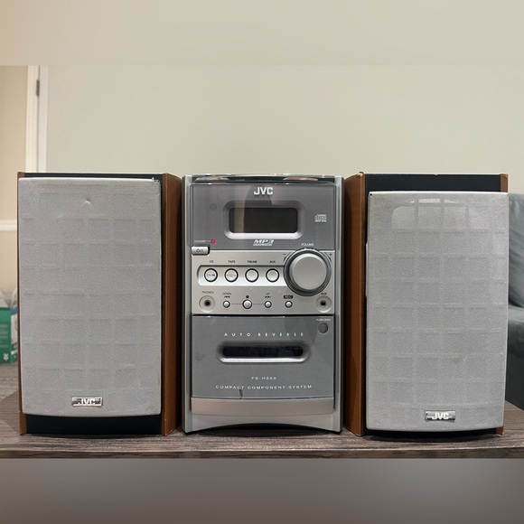 JVC FS-H350 Compact Component System CD/Tape Player Radio With Speakers WORKS - Picture 3 of 12